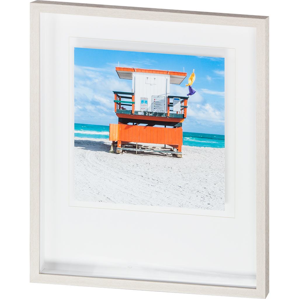 Miami Beach I by Richard Silver a Framed Photo Art Print Matted under Glass from Mercana - Luna Furniture