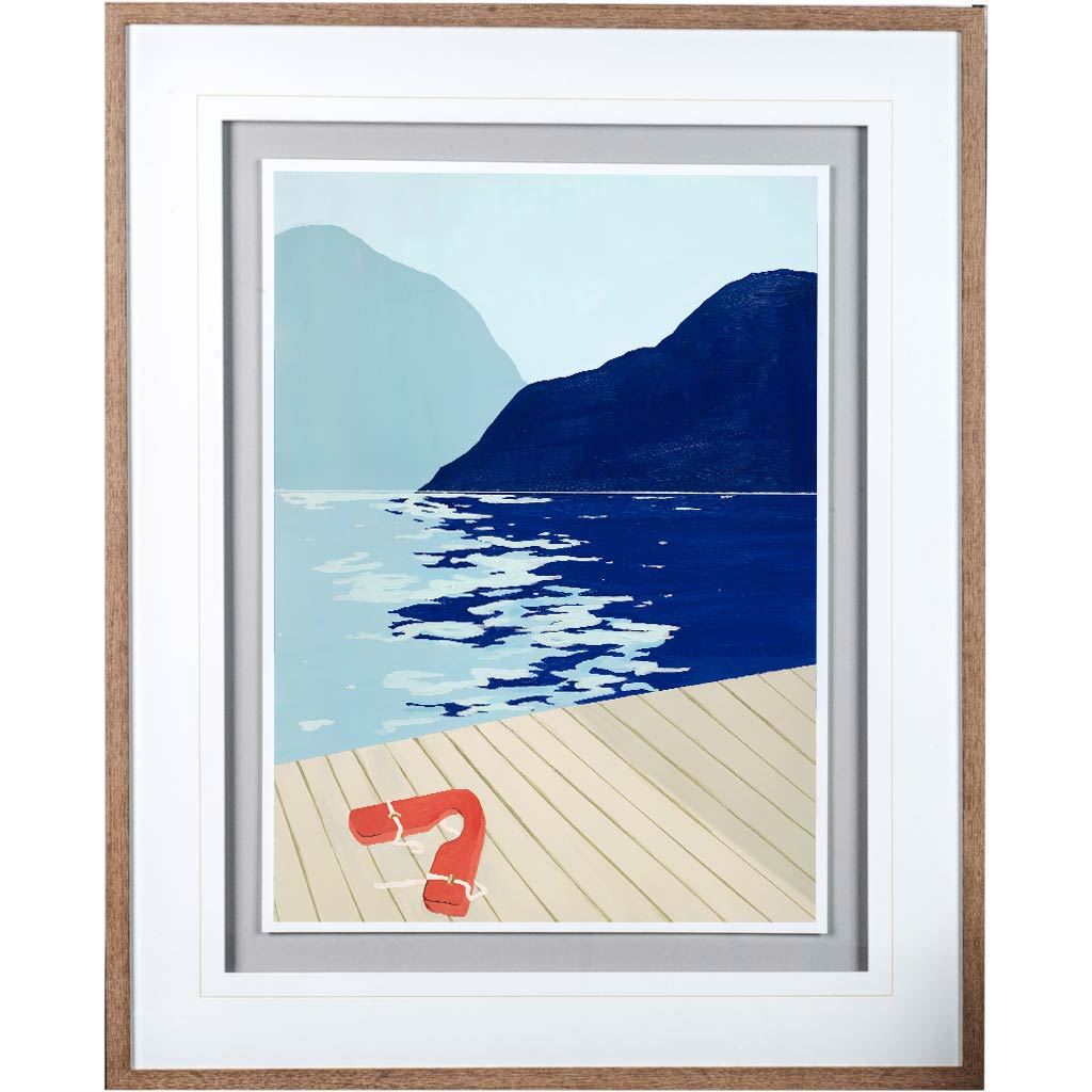 Safety First by Dimond, David a Framed Art Print Matted under Glass from Mercana - Luna Furniture