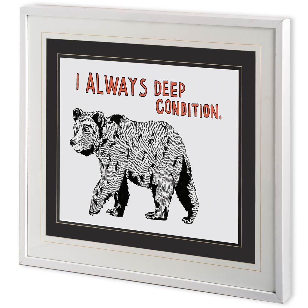 Bear by Marie, Natasha a Framed Art Print Matted under Glass from Mercana - Luna Furniture