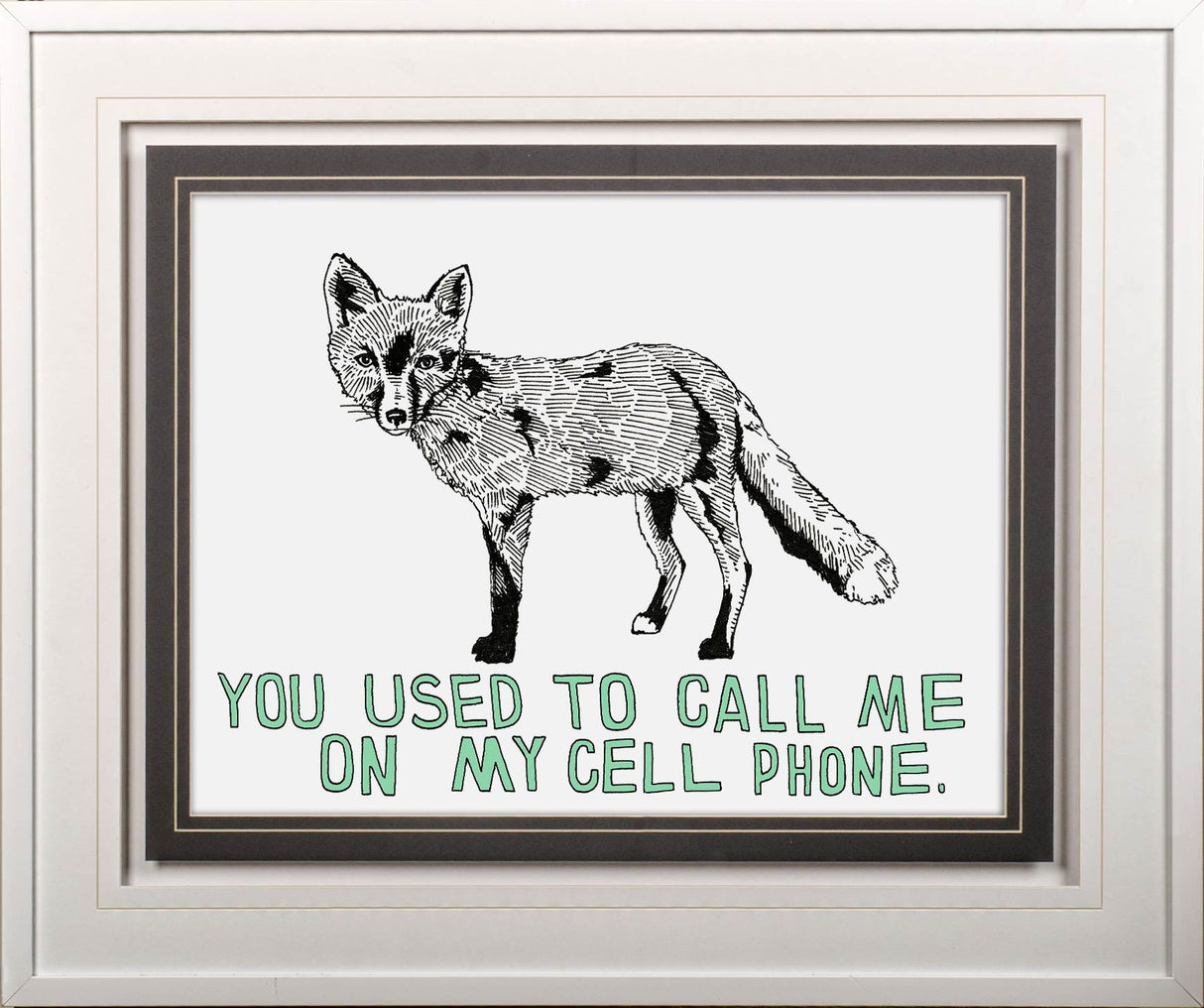 Fox by Marie, Natasha a Framed Art Print Matted under Glass from Mercana - Luna Furniture