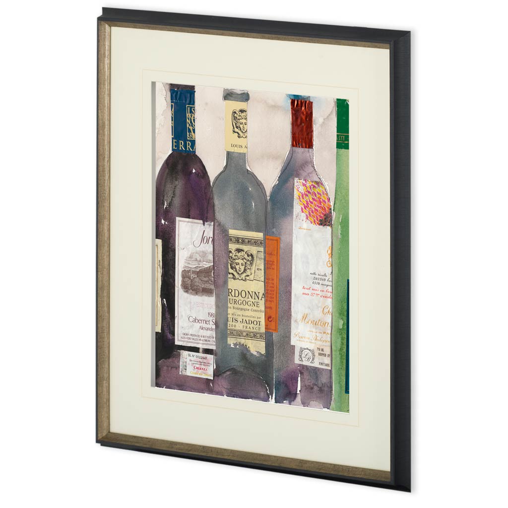 Dinner Party III by Samuel Dixon a Hand Embellished Textured Framed Art Print Matted under Glass from Mercana - Luna Furniture