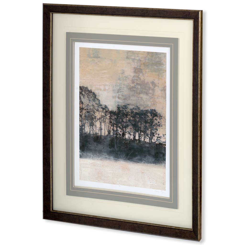 Blush Treeline II by Jennifer Goldberger a Framed Art Print Matted under Glass from Mercana - Luna Furniture