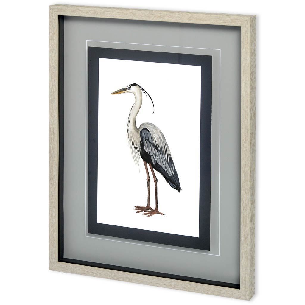 Custom Sea Bird I by Grace Popp a Framed Art Print Matted under Glass from Mercana - Luna Furniture