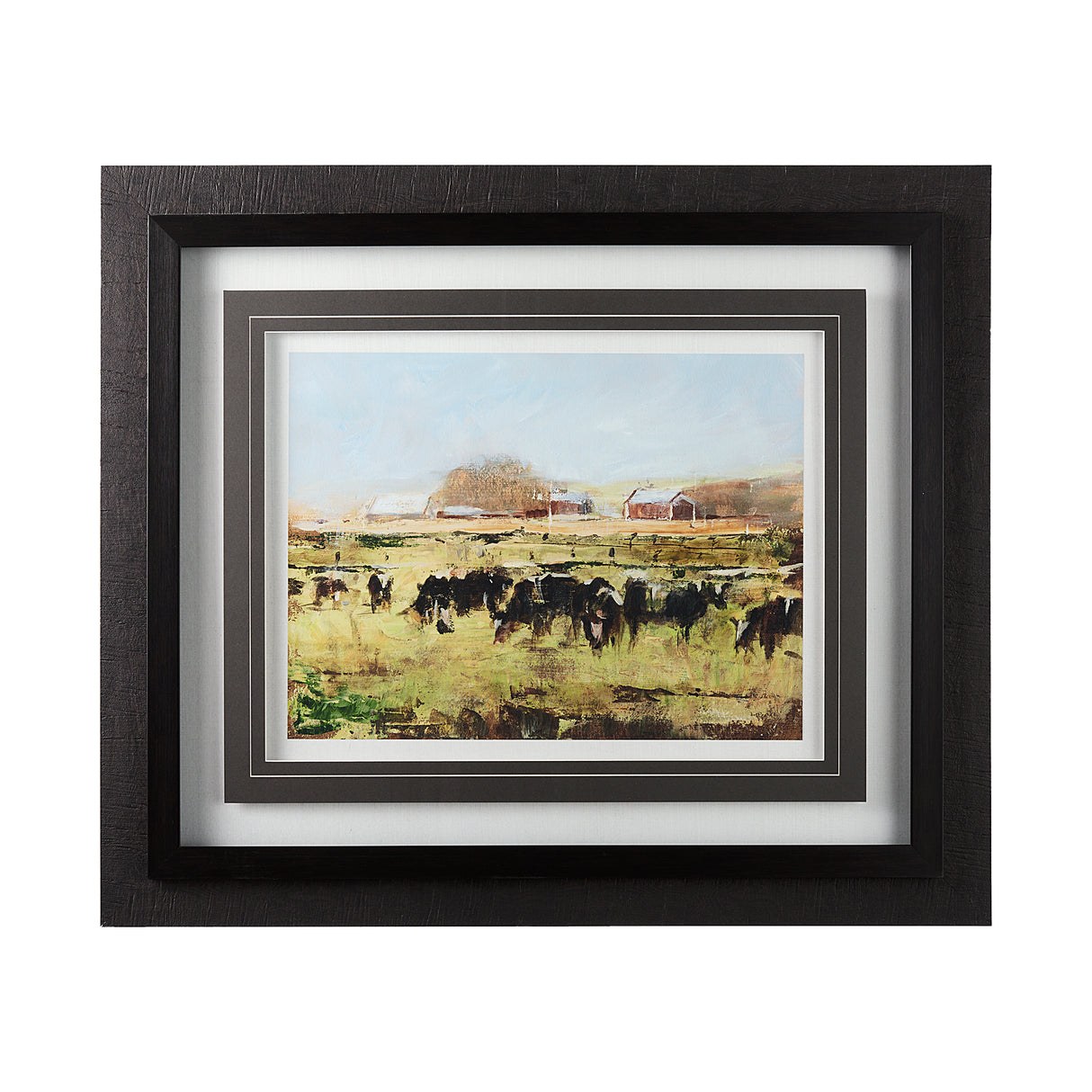 Out to Pasture II by Ethan Harper a Framed Art Print Matted under Glass from Mercana - Luna Furniture