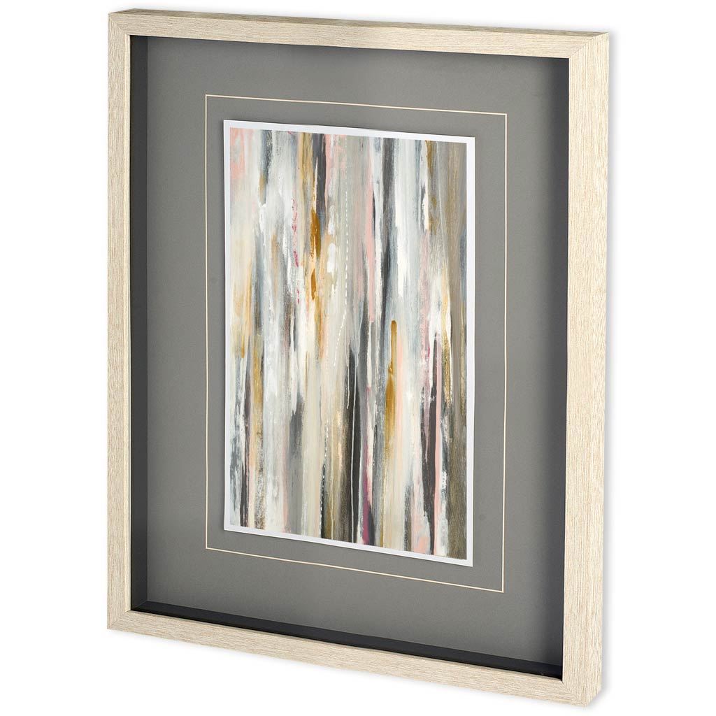 Color Ripple I by Lisa Ridgers a Framed Art Print Matted under Glass from Mercana - Luna Furniture