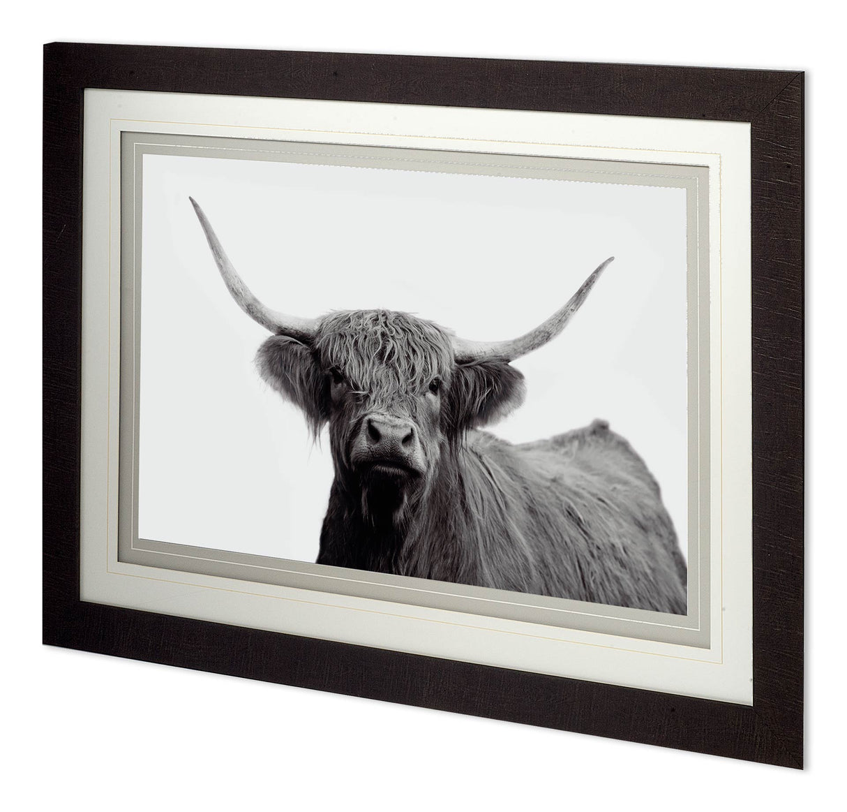 Highland Mist by Bill Philip a Hand Embellished Textured Framed Art Photograph Matted under Glass from Mercana - Luna Furniture