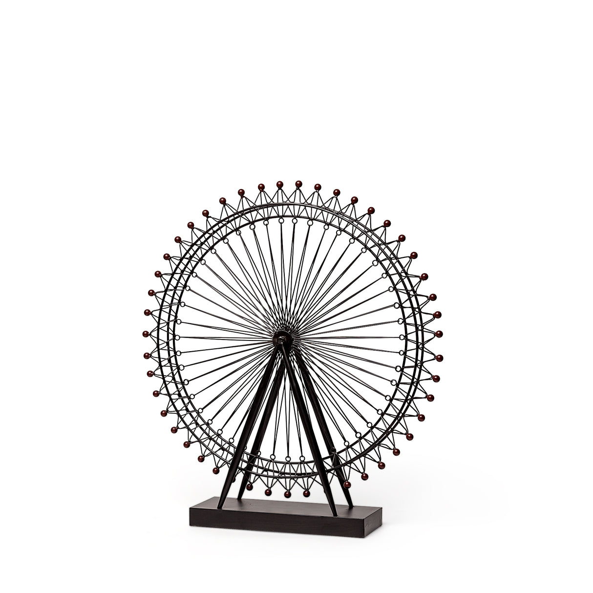 London Eye 3L x 25W Black Metal London Eye Replica from Mercana - Luna Furniture