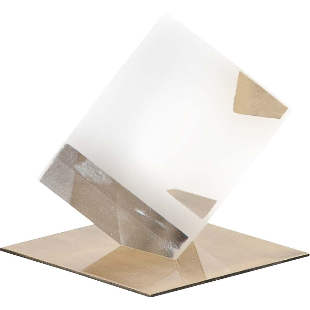 Lareina I Small 4L x 4W Clear Glass Cube from Mercana - Luna Furniture
