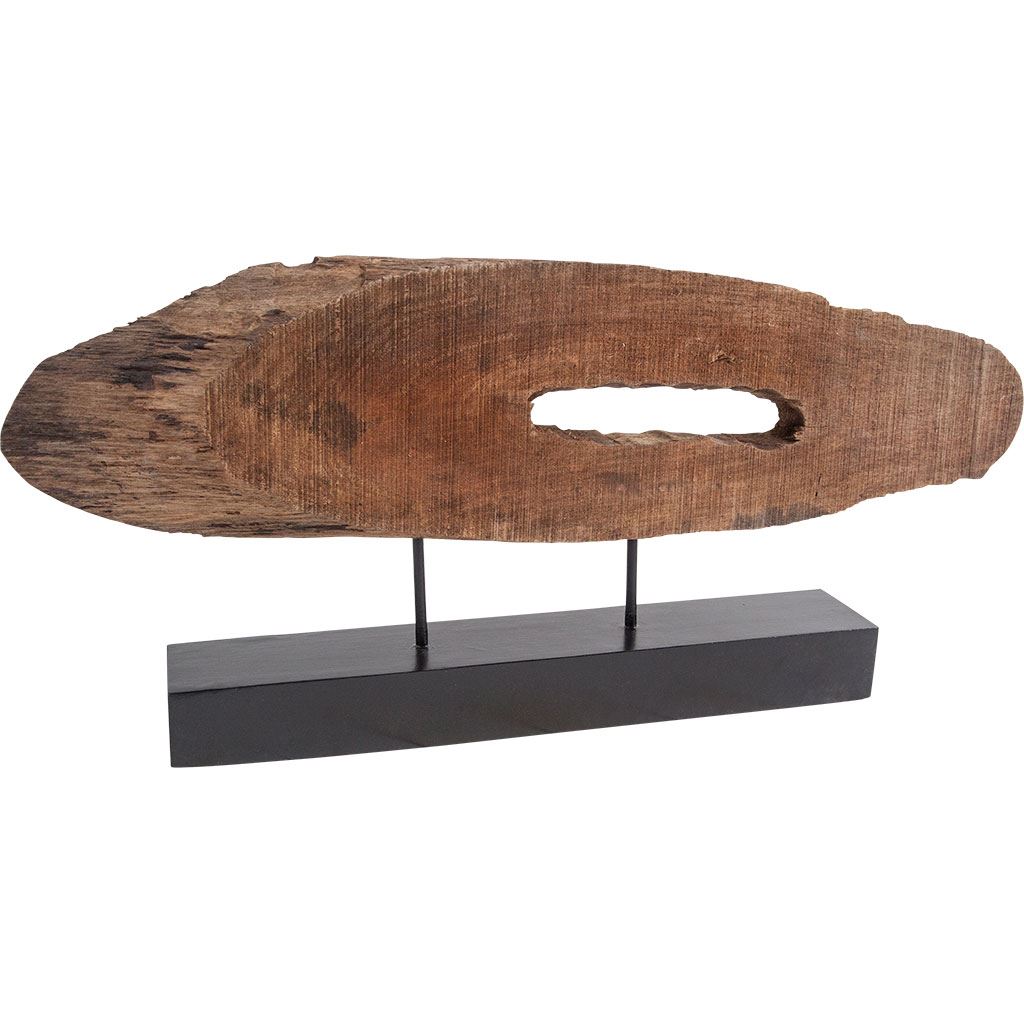 Yeadon I 5L x 34W Brown Shaped Oval Wood Object from Mercana - Luna Furniture