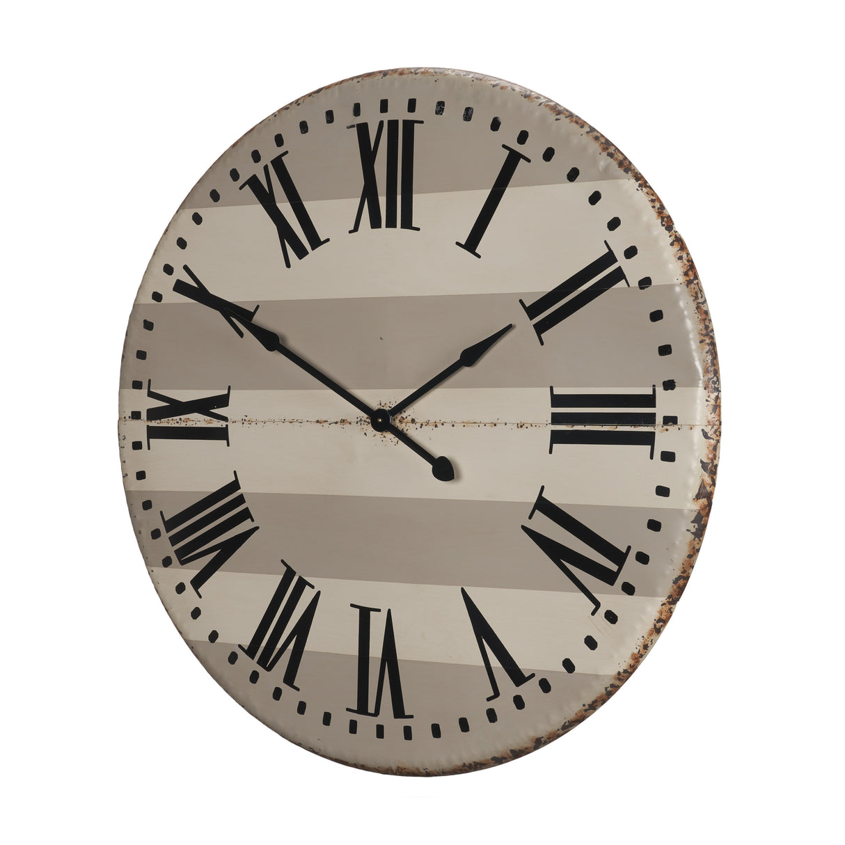 Belton 41.5" Round Oversize Farmhouse Wall Clock from Mercana - Luna Furniture