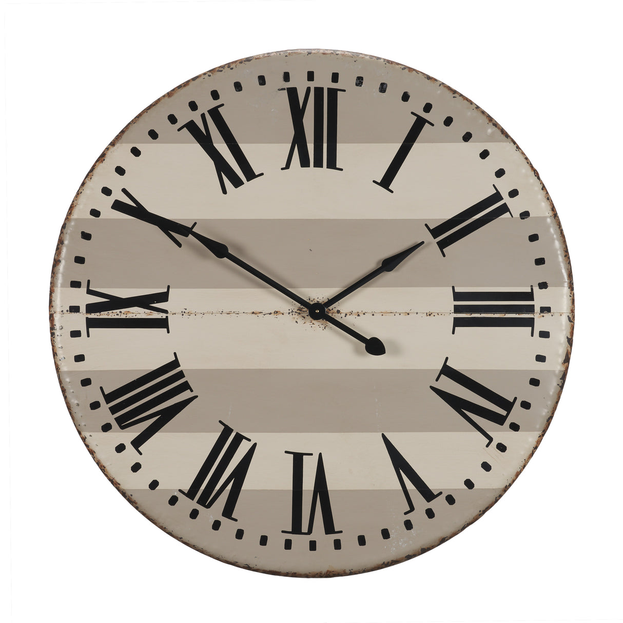 Belton 41.5" Round Oversize Farmhouse Wall Clock from Mercana - Luna Furniture