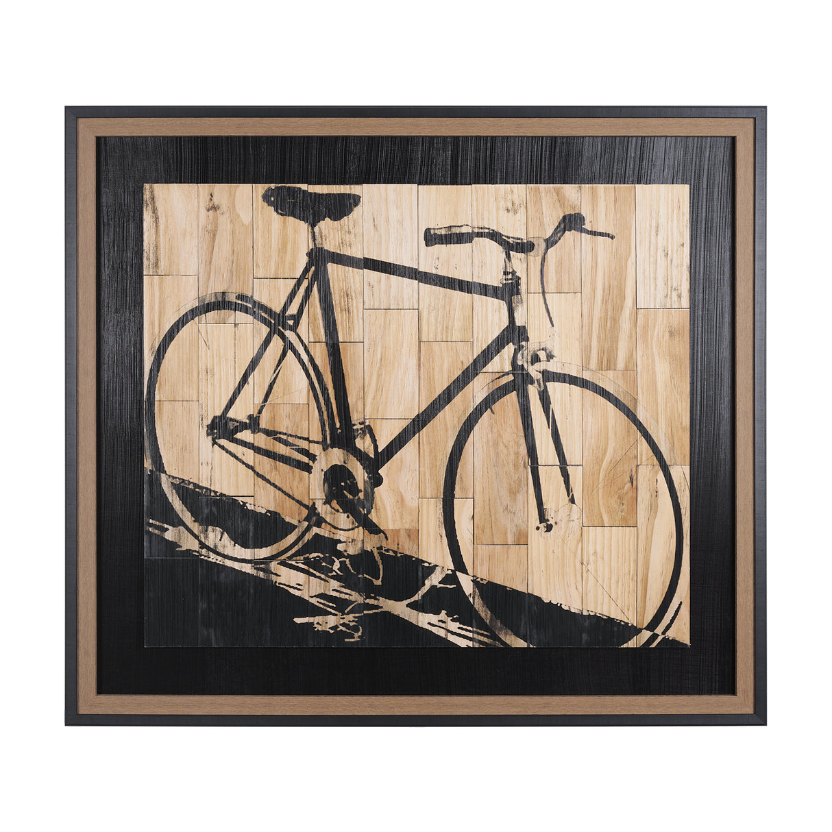 Fixed Gear 2 by Paperplate Inc a Hand Embelished Textured Framed Art Print from Mercana - Luna Furniture