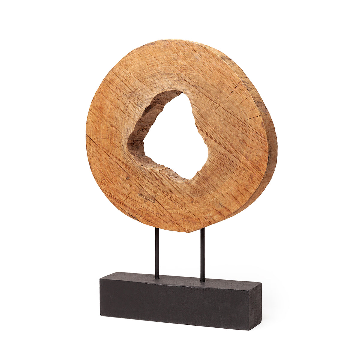 Ironwood I (Large) 15L x 3W Natural Wooden Circular Object from Mercana - Luna Furniture