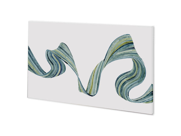 Ribbon Stream II by Grace Popp a Hand Embellished Textured Canvas