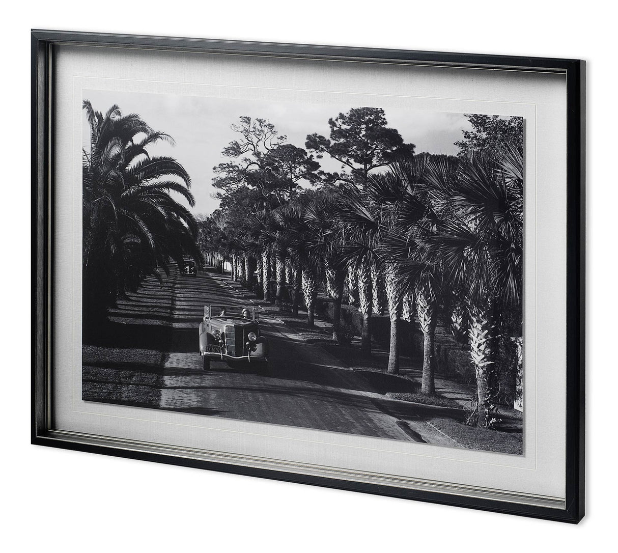 On The Avenue - Hand Embellished Textured Framed Photo Art Print Matted under Glass from Mercana - Luna Furniture