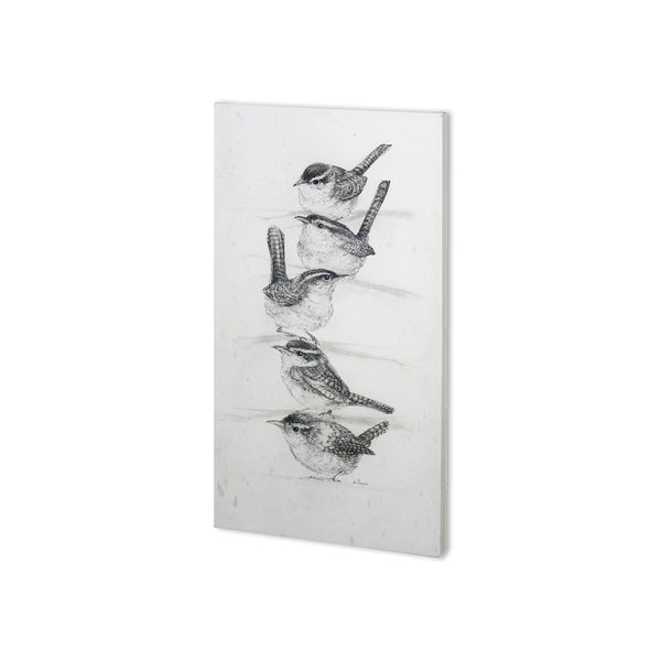 Tutti II by Mercana Studio a Hand Embellished Textured Canvas