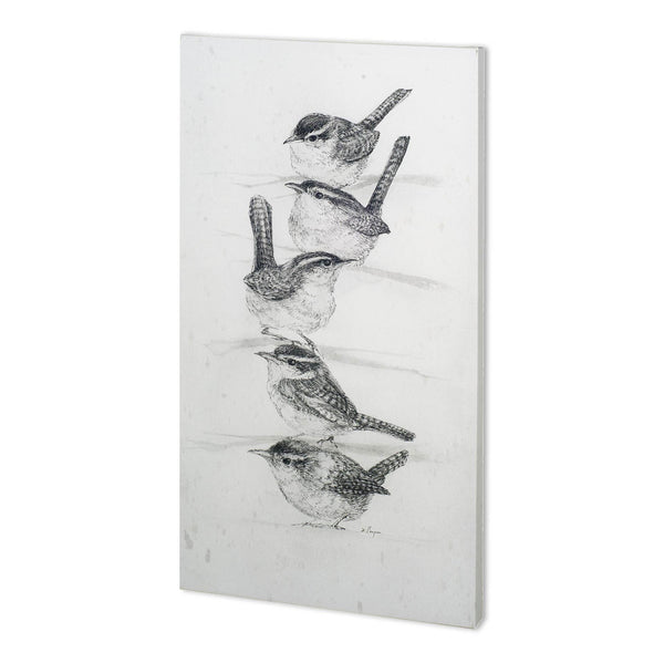 Tutti II by Mercana Studio a Hand Embellished Textured Canvas