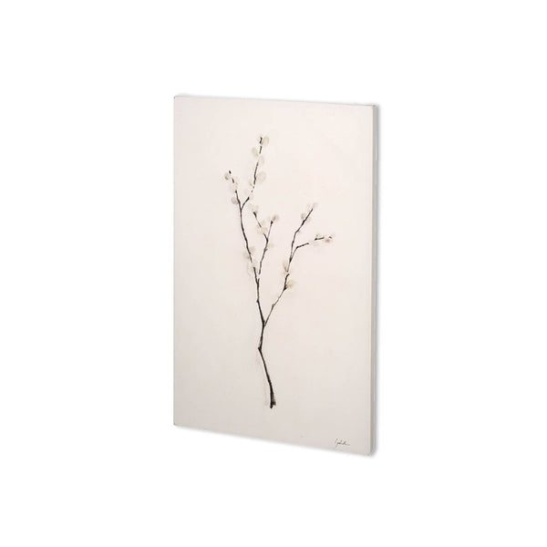 Snow Greetings I by Mercana Studio a Hand Embellished Textured Canvas