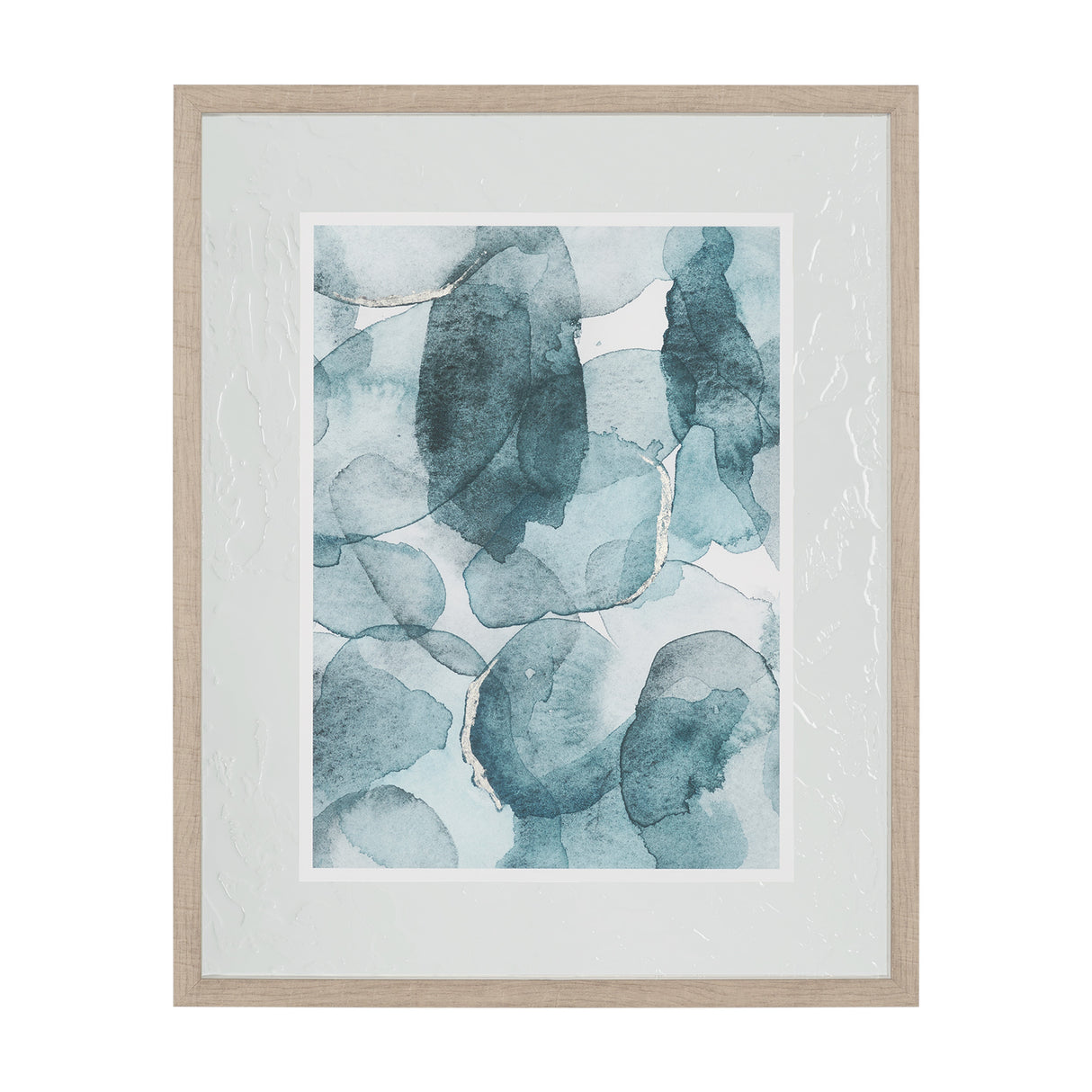 Swim II by Mercana Studio a Hand Embellished Textured Framed Art Print Matted under Glass from Mercana - Luna Furniture