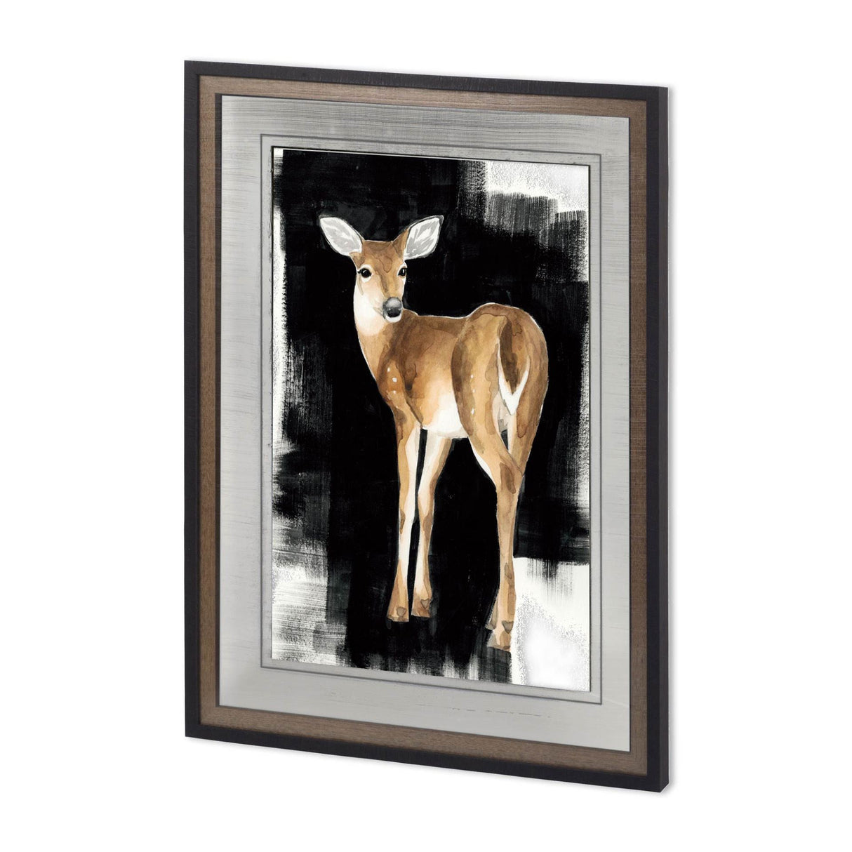 Custom Nocturnal I by Grace Popp a Hand Embellished Textured Framed Art Print Matted under Glass from Mercana - Luna Furniture