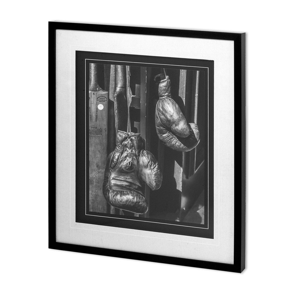 Vintage Sport - Boxing by Frank Assaf Hand Embellished Textured Framed Art Photo Matted under Glass from Mercana - Luna Furniture