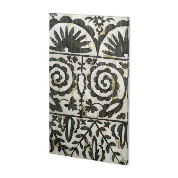 Flamenco Pattern I by Chariklia Zarris a Hand Embellished Textured Canvas