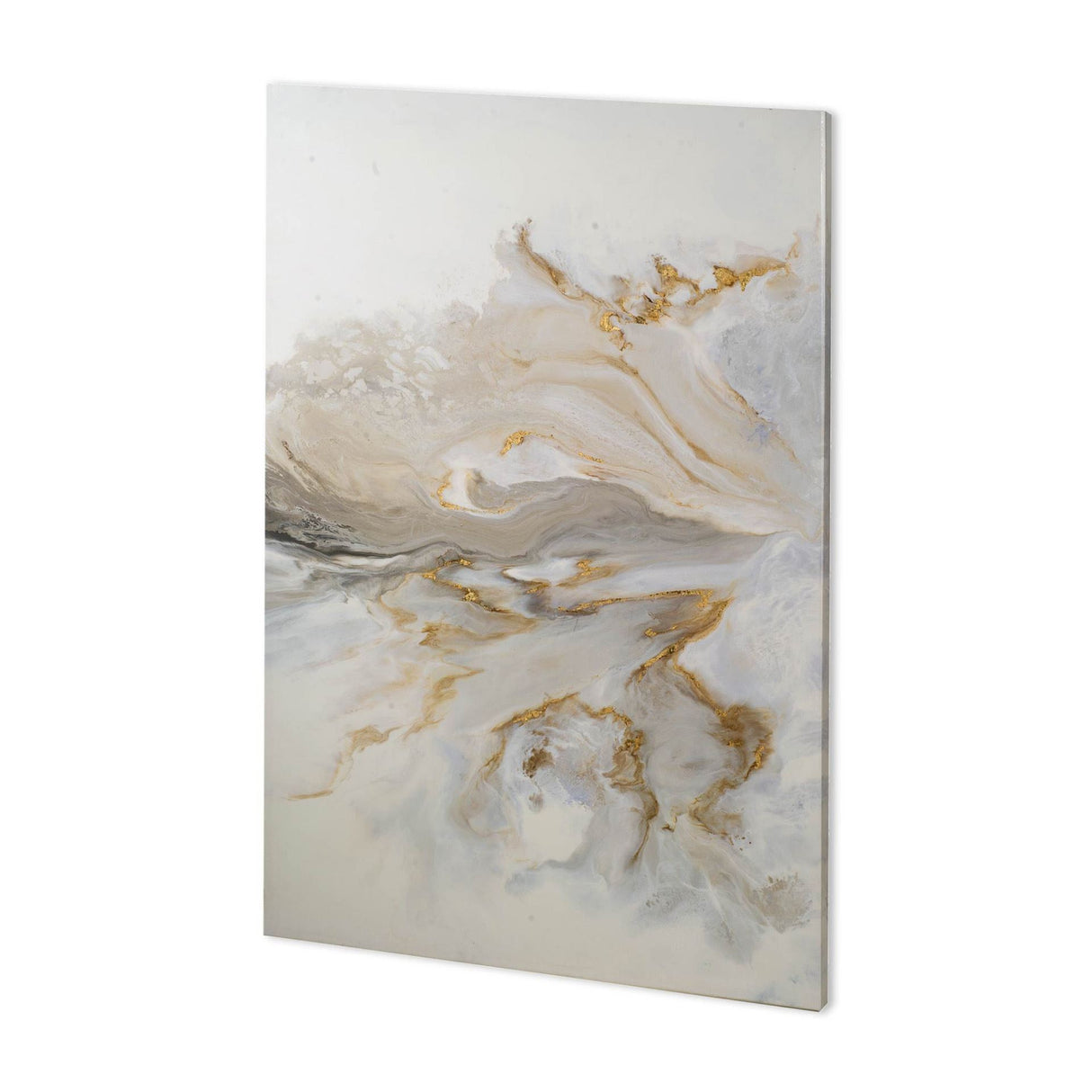 Confluence by Corrie LaVelle a Hand Embellished Textured Canvas from Mercana - Luna Furniture