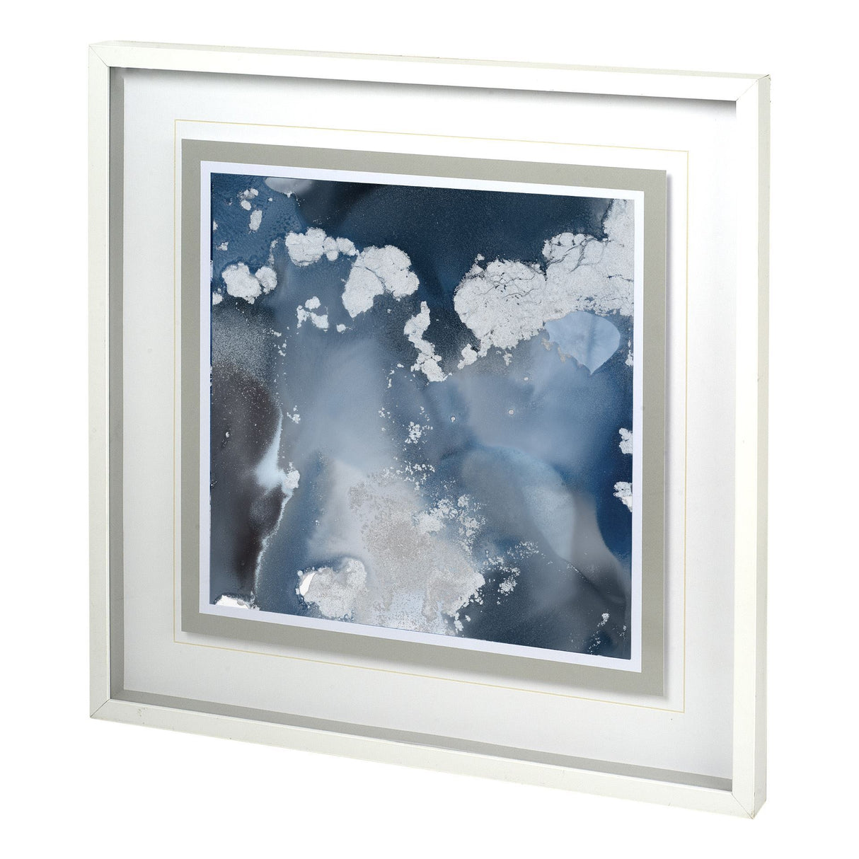 Monsoon II by Mercana Studio a Hand Embellished Textured Framed Art Print Matted under Glass from Mercana - Luna Furniture