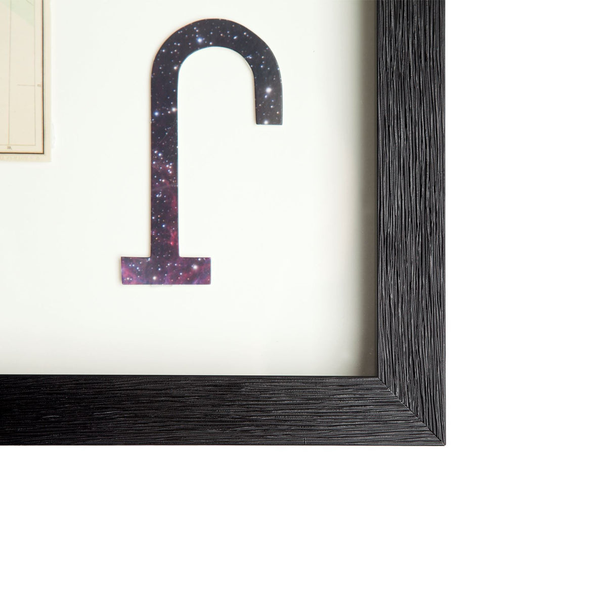 Jack of Spades II Playing Card a Paper Mosaik Collage Framed Art under Glass from Mercana - Luna Furniture
