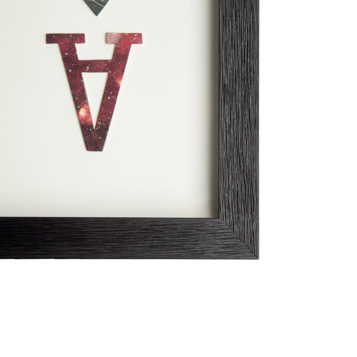 Ace of Spades II Playing Card a Paper Mosaik Collage Framed Art Under Glass from Mercana - Luna Furniture