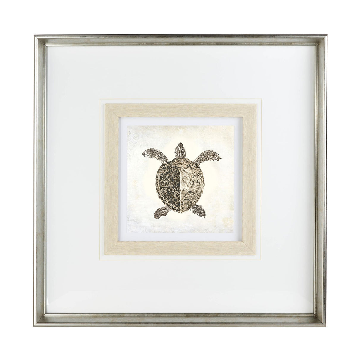 Vintage Sea Turtle by Mercana Studio a Framed Art Print Matted under Glass from Mercana - Luna Furniture
