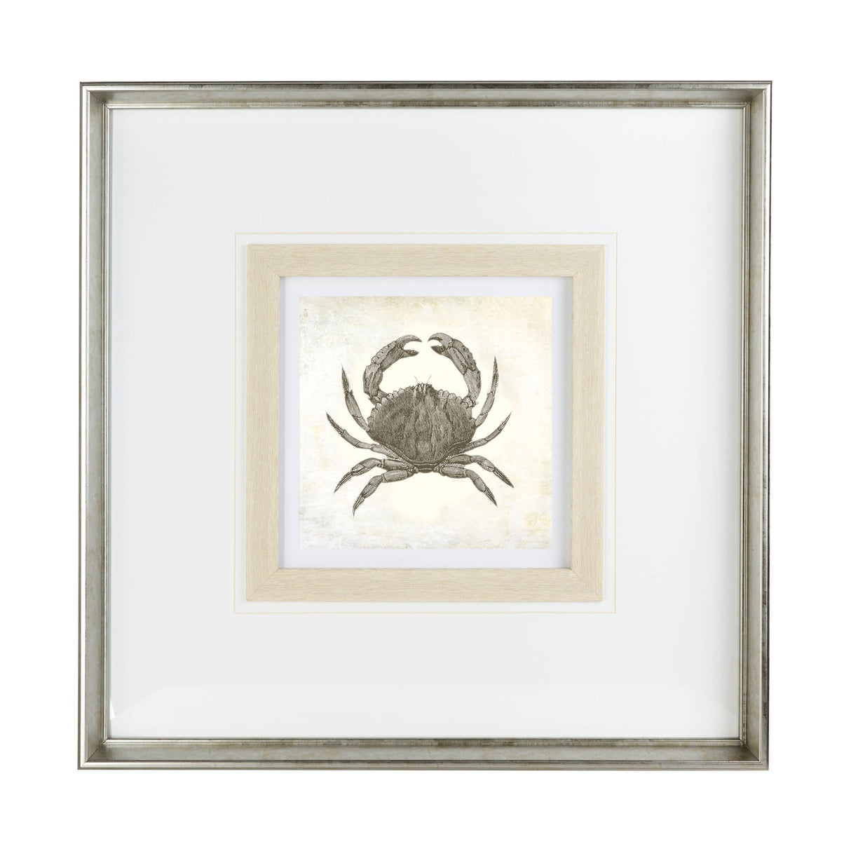 Vintage Crab by Mercana Studio a Framed Art Print Matted under Glass from Mercana - Luna Furniture