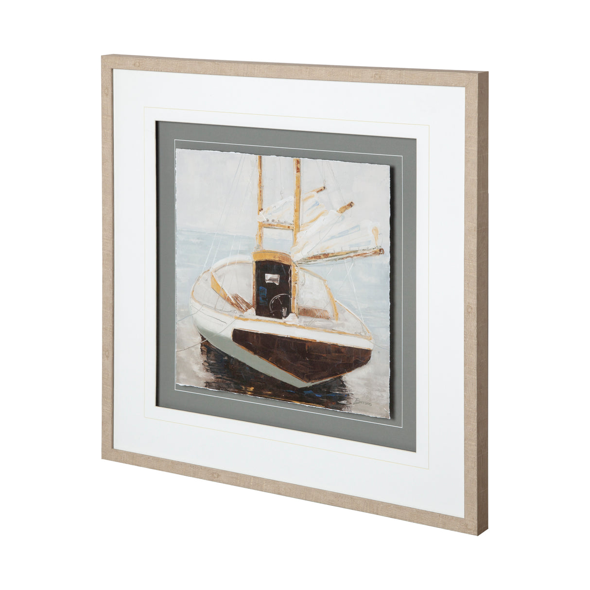 Home for the Night by Mercana Studio a Hand Embellished Textured Framed Art Print Matted under Glass from Mercana - Luna Furniture