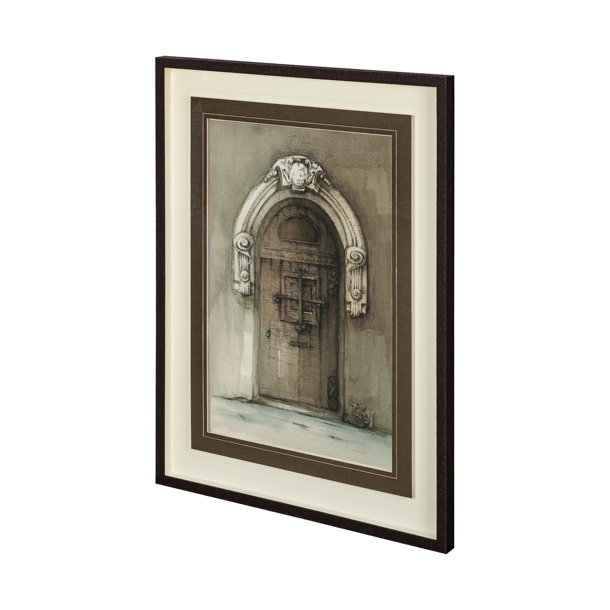 Door I by Mercana Studio a Hand Embellished Textured Framed Art Print Matted under Glass from Mercana - Luna Furniture