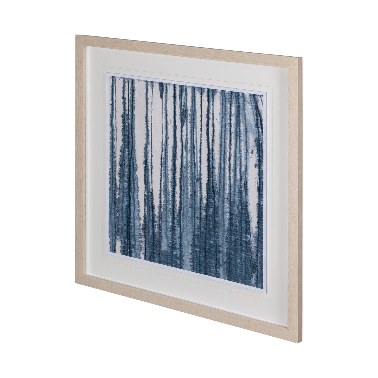 Indigo Muse I by Renee Stramel a Hand Embellished Framed Art Print Matted under Glass from Mercana - Luna Furniture