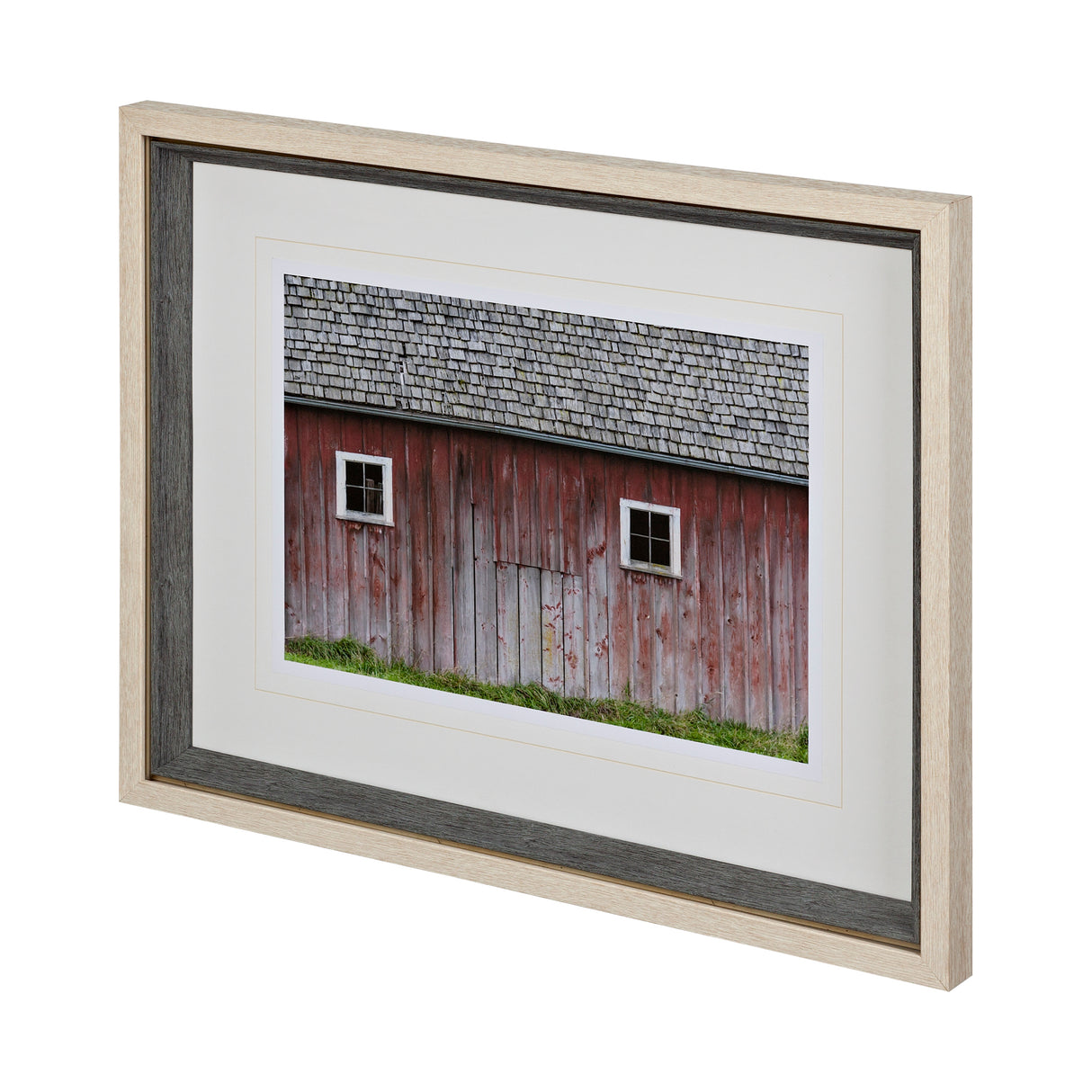 Barn Face by Nancy Crowell a Framed Photo Art Print Matted under Glass from Mercana - Luna Furniture