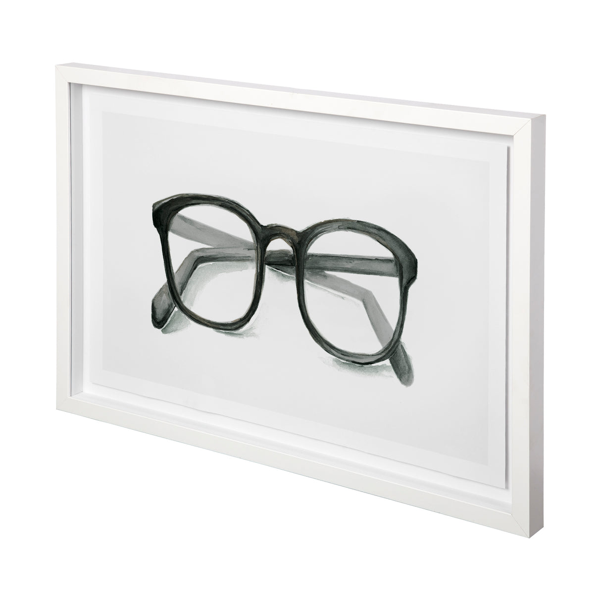 Glasses Black by Mercana Studio a Framed Art Print Matted under Glass from Mercana - Luna Furniture