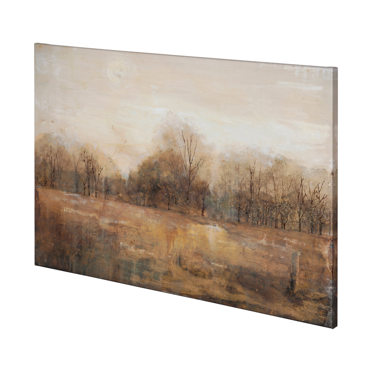 Copper Glaze Landscape by Matina Theodosiou a Hand Embellished Textured Canvas from Mercana - Luna Furniture