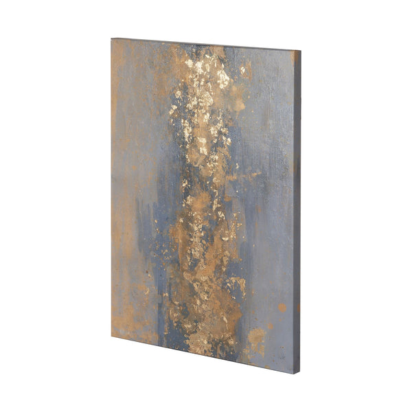 Concrete Gold 2 by Mercana Studio a Hand Embellished Textured Canvas