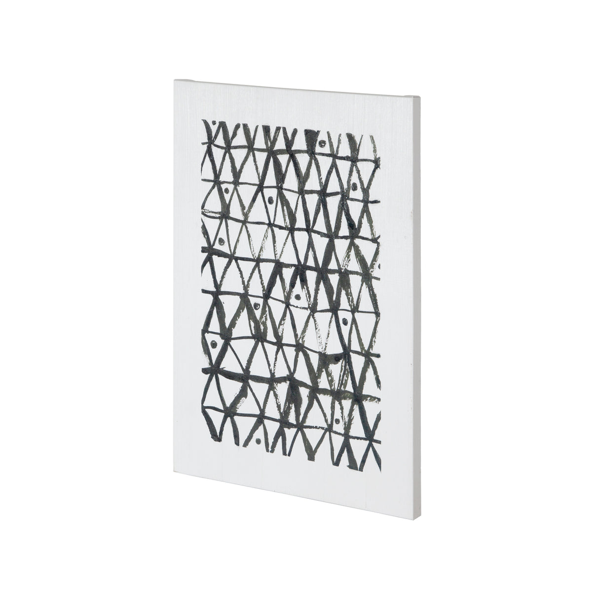 Triangles by Mercana Studio a Hand Embellished Textured Canvas from Mercana - Luna Furniture