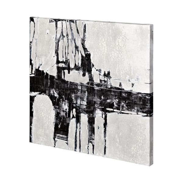 Back Lighting I by Mercana Studio a Hand Embellished Textured Canvas