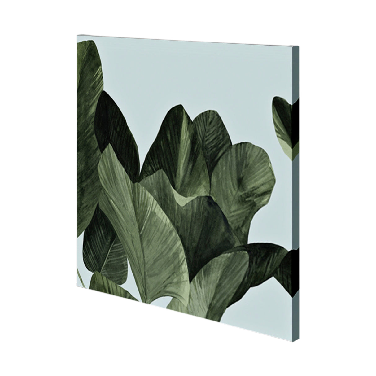 Celadon Palms I-4444 by Emma Scarvey a Hand Embellished Textured Canvas from Mercana - Luna Furniture
