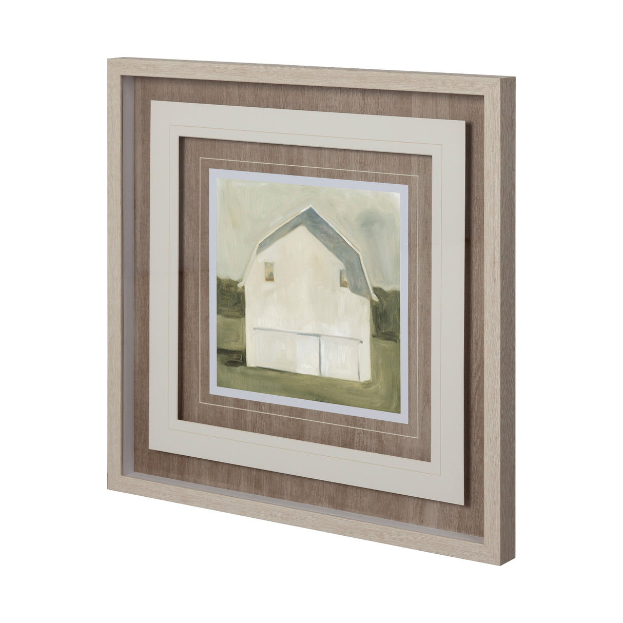 Serene Barn VI by Emma Scarvey a Framed Art Print Matted under Glass from Mercana - Luna Furniture