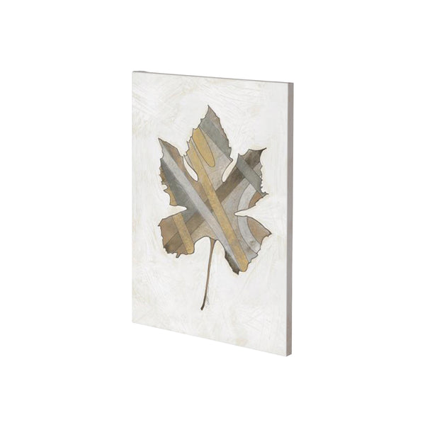 Leafy Patterns 4 by Filippo Ioco a Hand Embellished Textured Canvas