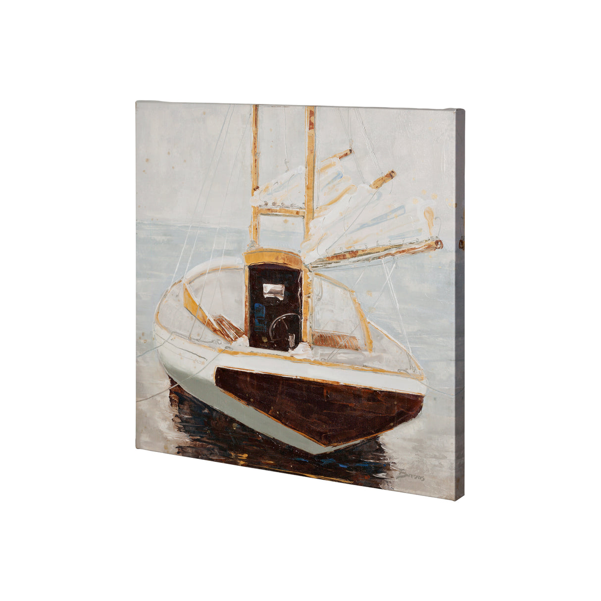Home for the Night by Mercana Studio a Hand Embellished Textured Canvas from Mercana - Luna Furniture