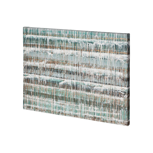 Drip Test 2 by Mercana Studio a Hand Embellished Textured Canvas