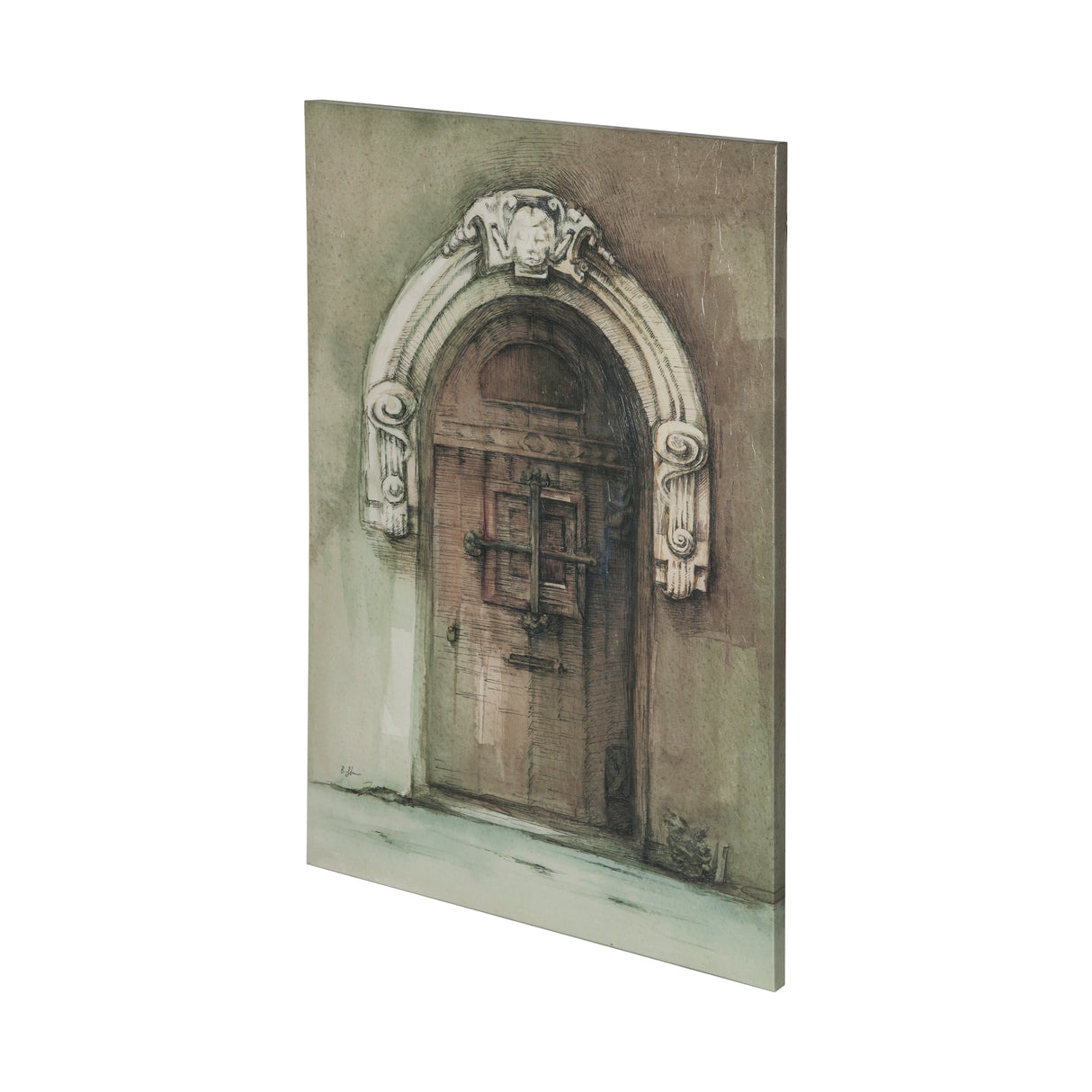 Door I by Mercana Studio a Hand Embellished Textured Canvas from Mercana - Luna Furniture