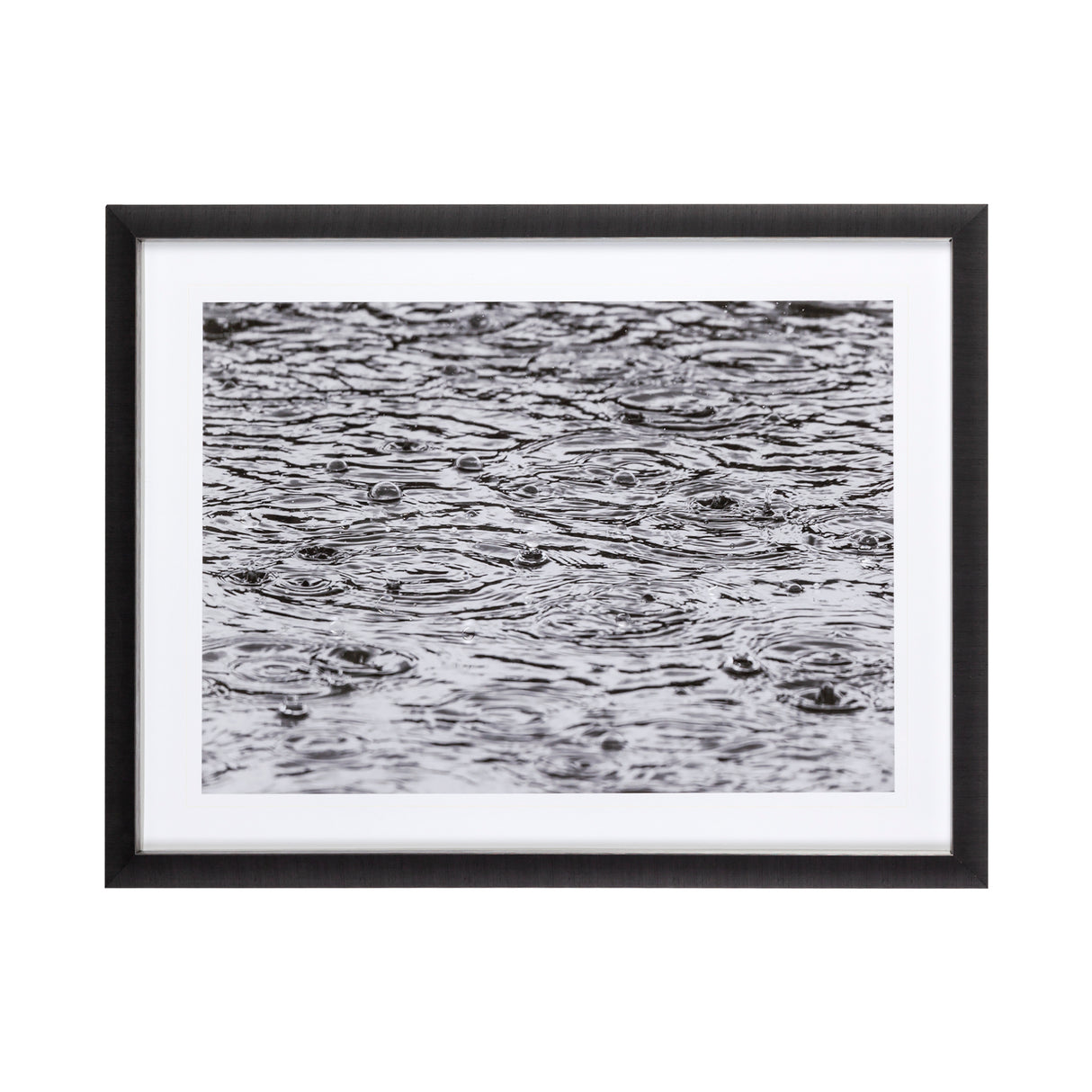 As Snow Melts by Nancy Crowell a Hand Embellished Textured Framed Photo Art Print Matted under Glass from Mercana - Luna Furniture