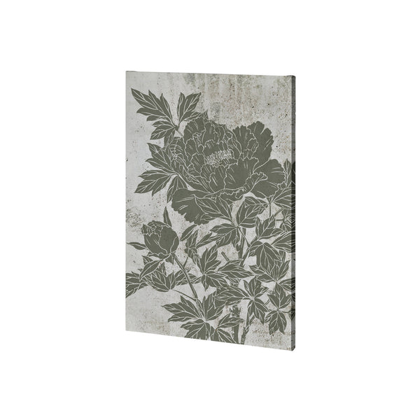 Blooming Peony II by Mercana Studio a Hand Embellished Textured Canvas
