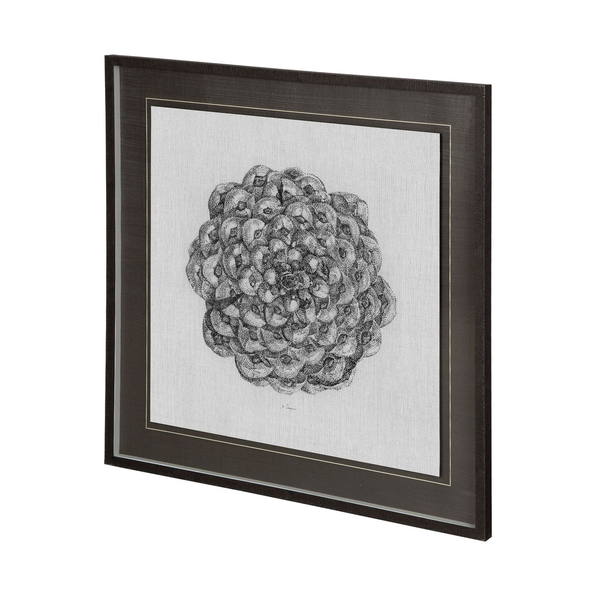 Cone of View II by Mercana Studio a Hand Embellished Textured Framed Art Print Matted under Glass from Mercana - Luna Furniture